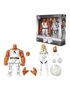 Figura hasbro marvel legends series marvel's the thing & marvel's invisible woman