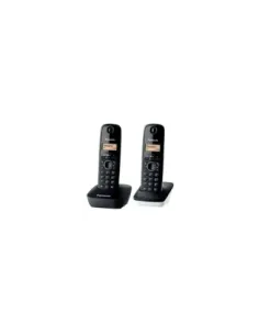 Teléfono Inalámbrico Panasonic KX-TG1612SP1/ Pack DUO/ Negro