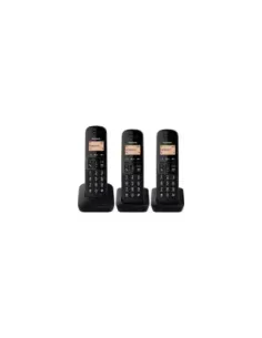 Teléfono Inalámbrico Panasonic KX-TGB613SPB/ Pack TRIO/ Negro