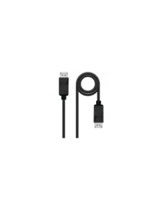 Cable DisplayPort Nanocable 10.15.2702/ DisplayPort Macho - DisplayPort Macho/ 2m/ Negro