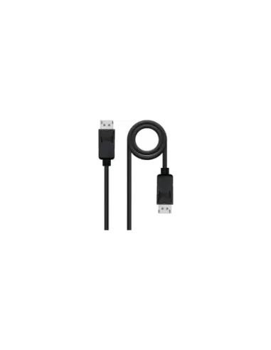 Cable DisplayPort Nanocable 10.15.2702/ DisplayPort Macho - DisplayPort Macho/ 2m/ Negro
