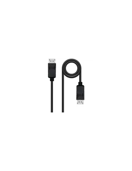 Cable DisplayPort Nanocable 10.15.2702/ DisplayPort Macho - DisplayPort Macho/ 2m/ Negro