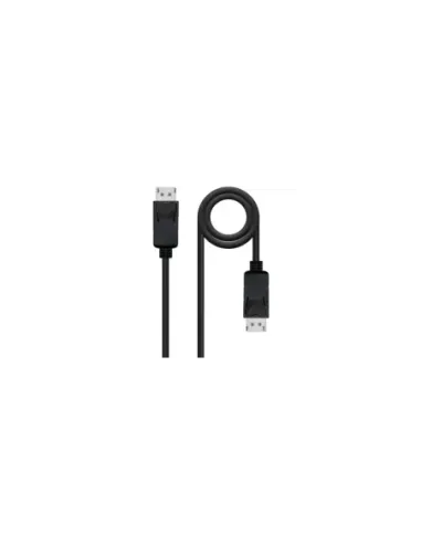 Cable DisplayPort 1.4 8K Nanocable 10.15.2802/ DisplayPort Macho - DisplayPort Macho/ 2m/ Certificado/ Negro