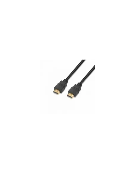 Cable HDMI 2.0 4K Aisens A120-0119/ HDMI Macho - HDMI Macho/ 1m/ Certificado/ Negro