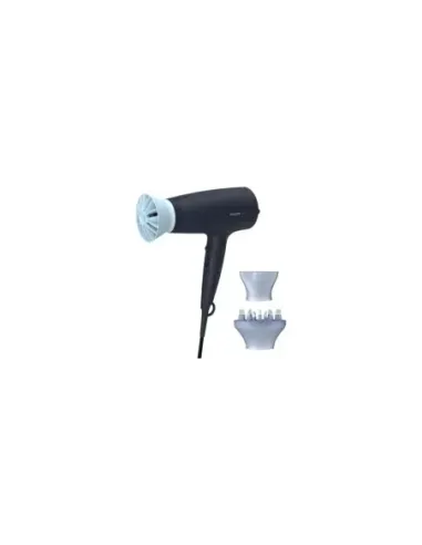 Secador Philips 3000 series BHD360/ 2100W/ Iónico/ Azul/ 3 Accesorios