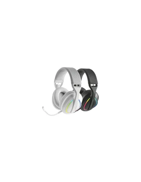 Auriculares Gaming Inalámbricos con Micrófono Mars Gaming MHW-QUASAR/ Jack 3.5/ Bluetooth/ Blancos