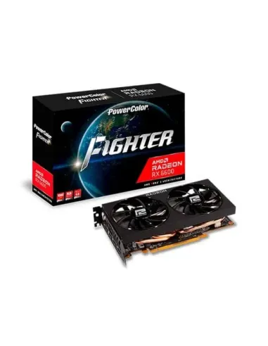 Tarjeta grafica powercolor radeon rx 6600 fighter 8gb gddr6