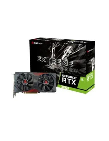 Tarjeta grafica biostar extreme gaming nvidia rtx 3060 12gb gddr6 - 3x dp - 1x hdmi pci express 4.0