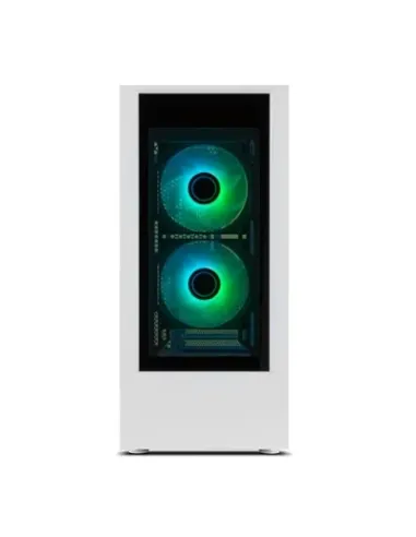 Caja ordenador gaming nox hummer nemesis atx 2 x usb 3.0 2 x usb 2.0 blanca argb