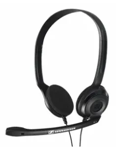 Venta online de auriculares. Venta de Auriculares epos sennheiser estereo con microfono negros pc 3 chat