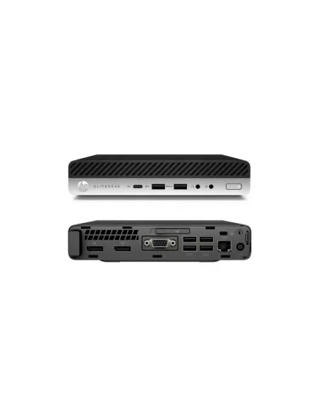 Ordenador reacondicionado mini hp elitedesk 400 g3 - i5 - 7th - 8gb - 256gb nvme - win 10 pro  - sin v