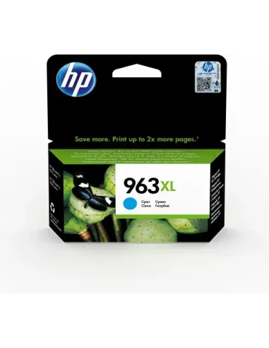 HP Cartucho de tinta Original HP 963XL cian de alta capacidad