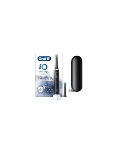 Cepillo Dental Braun Oral-B iO 6/ Incluye 2 Recambios/ Negro