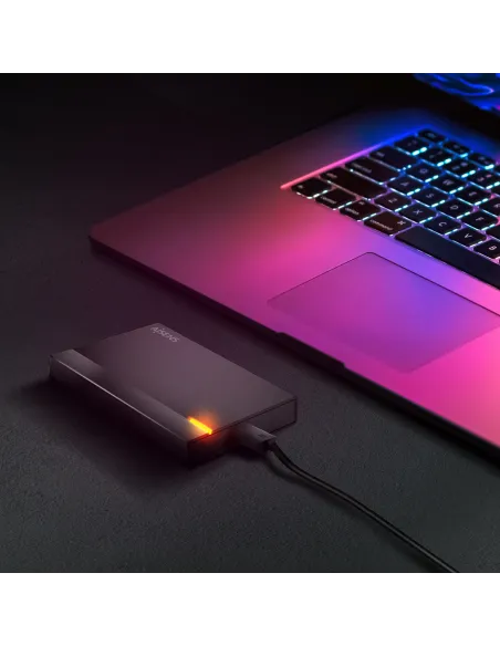 AISENS Caja Externa 2,5″ ASE-2524B 9.5mm SATA a USB 3.0 USB3.1 Gen1, Negra