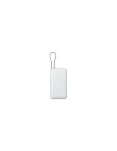 Powerbank 20000mAh Xiaomi Power Bank Integrated Cable/ 22.5W/ Blanco/ Incluye Cable USB Tipo-C