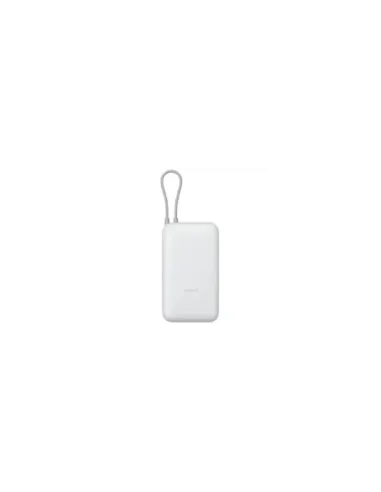 Powerbank 20000mAh Xiaomi Power Bank Integrated Cable/ 22.5W/ Blanco/ Incluye Cable USB Tipo-C