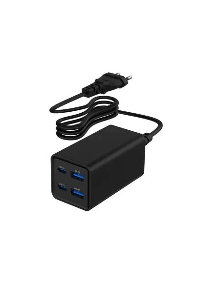 Gembird Cargador rápido USB GaN PD 4 puertos  65 W