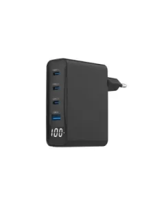 Gembird Cargador rápido USB GaN  4 P  100 W LCD