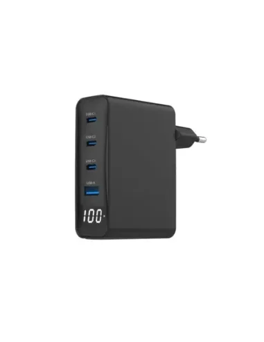 Gembird Cargador rápido USB GaN  4 P  100 W LCD