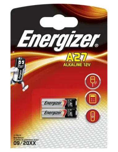 BLISTER 2 PILAS ESPECIALES MODELO A27 ENERGIZER 639333