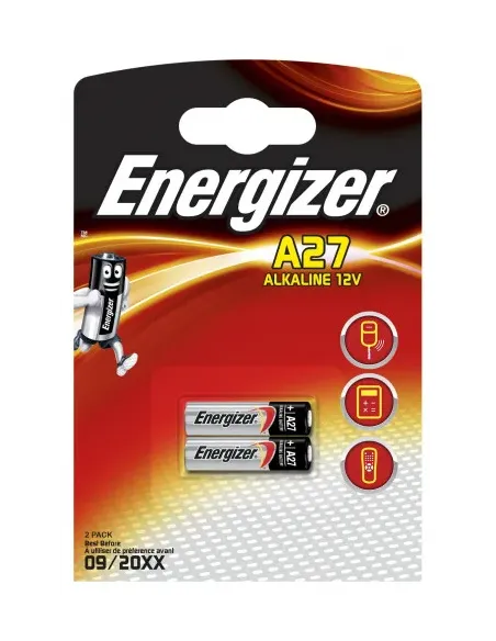 BLISTER 2 PILAS ESPECIALES MODELO A27 ENERGIZER 639333