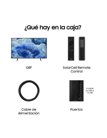 Samsung TV 55" QLED Q8F 4K Vision AI Smart TV 2025