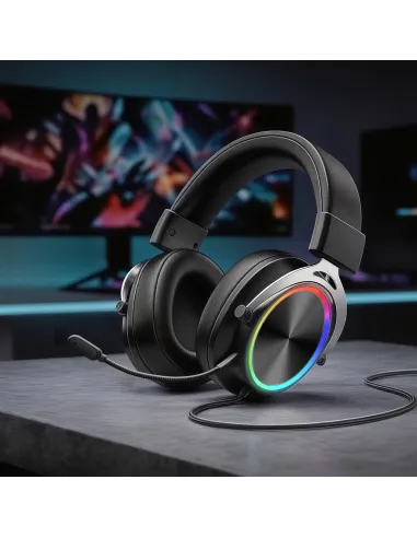 Mars Gaming MHFORGE auricular y casco Auriculares Alámbrico Diadema Juego USB Type-C   USB Type-A Negro