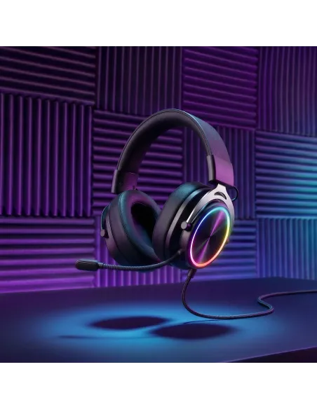 Mars Gaming MHFORGE auricular y casco Auriculares Alámbrico Diadema Juego USB Type-C   USB Type-A Negro