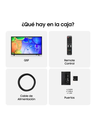 Samsung TV 32" QLED Q5F Full HD Smart TV (​2026)