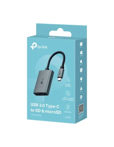 TP-Link UA430C lector de tarjeta USB 3.2 Gen 1 (3.1 Gen 1) Type-C Gris