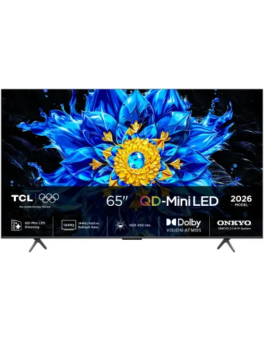 TCL P8L 65P8L Televisor 165,1 cm (65") 4K Ultra HD Smart TV Wifi Negro 450 cd   m²