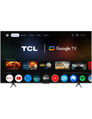 TCL P8L 65P8L Televisor 165,1 cm (65") 4K Ultra HD Smart TV Wifi Negro 450 cd   m²