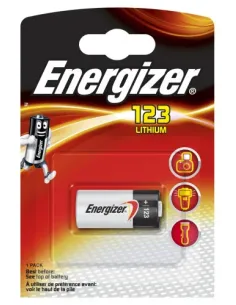 BLISTER 1 PILA ESPECIAL LITHIUM PHOTO EL123 ENERGIZER E300777601