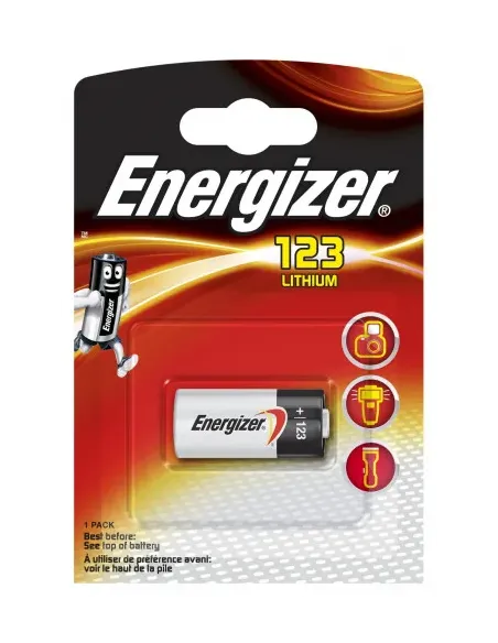 BLISTER 1 PILA ESPECIAL LITHIUM PHOTO EL123 ENERGIZER E300777601