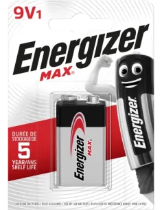 Energizer Max – 9V Batería de un solo uso Alcalino