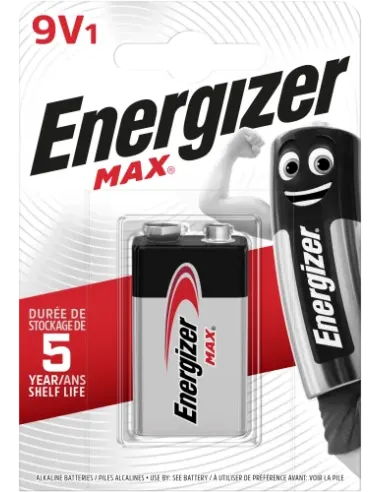 Energizer Max – 9V Batería de un solo uso Alcalino