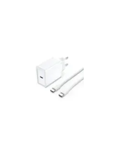 Cargador de Pared Vention FAHWF-EU/ 1xUSB Tipo-C + 2x Cable USB Tipo-C/ 25W