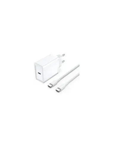 Cargador de Pared Vention FAHWF-EU/ 1xUSB Tipo-C + 2x Cable USB Tipo-C/ 25W