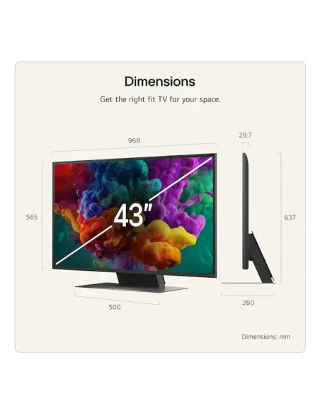 LG QNED evo AI 50QNED87B6A 127 cm (50") 4K Ultra HD Smart TV Wifi Negro