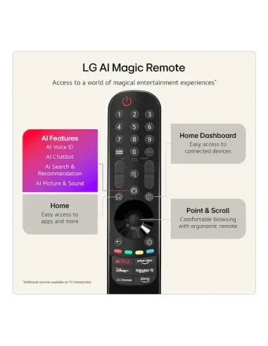 LG QNED evo AI 50QNED87B6A 127 cm (50") 4K Ultra HD Smart TV Wifi Negro