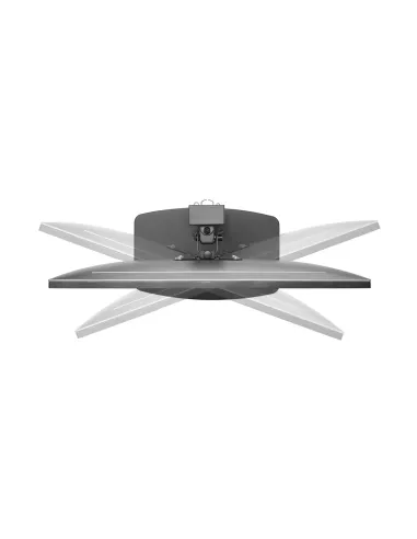AISENS Soporte De Mesa Eco Giratorio E Inclinable Para Monitor tv 8kg De 17-32, Negro