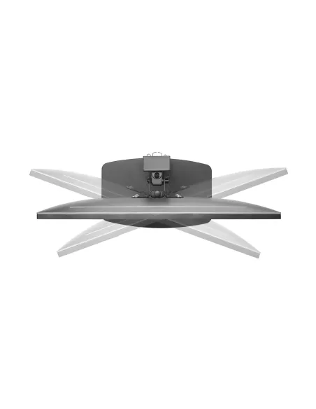 AISENS Soporte De Mesa Eco Giratorio E Inclinable Para Monitor tv 8kg De 17-32, Negro