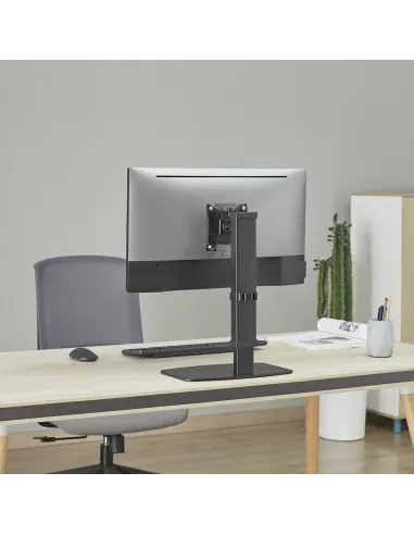 AISENS Soporte De Mesa Eco Giratorio E Inclinable Para Monitor tv 8kg De 17-32, Negro