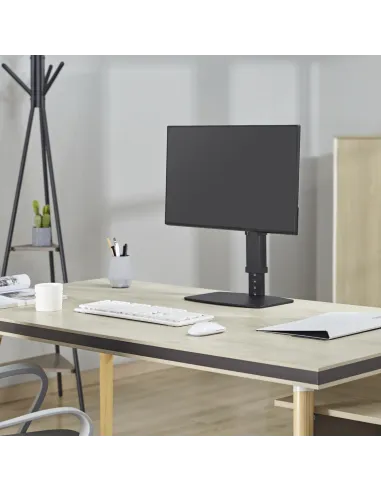 AISENS Soporte De Mesa Eco Giratorio E Inclinable Para Monitor tv 8kg De 17-32, Negro