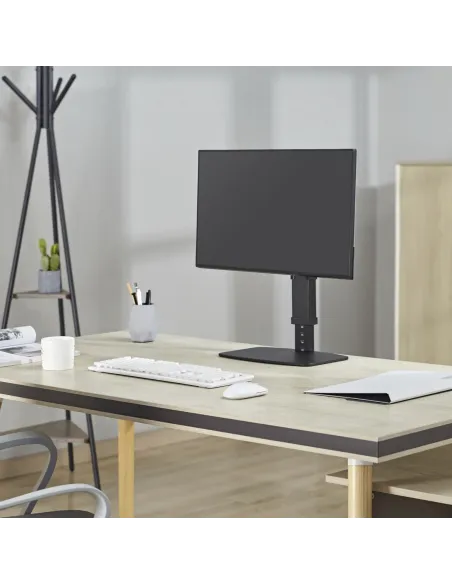 AISENS Soporte De Mesa Eco Giratorio E Inclinable Para Monitor tv 8kg De 17-32, Negro