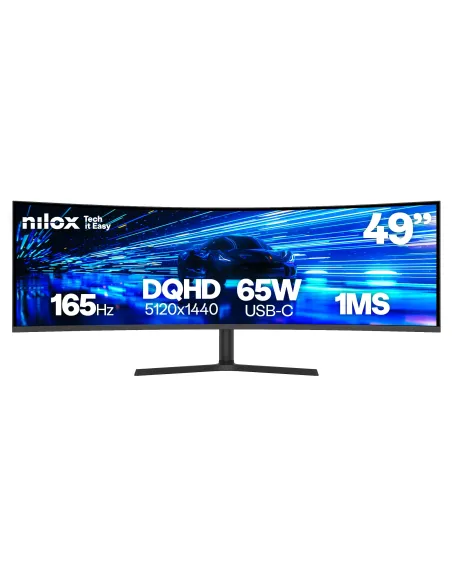 Nilox pantalla para PC 124,5 cm (49") 5120 x 1440 Pixeles Dual QHD LCD