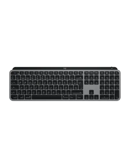 Logitech MX Keys S for Mac teclado Hogar Bluetooth QWERTY Español Gris