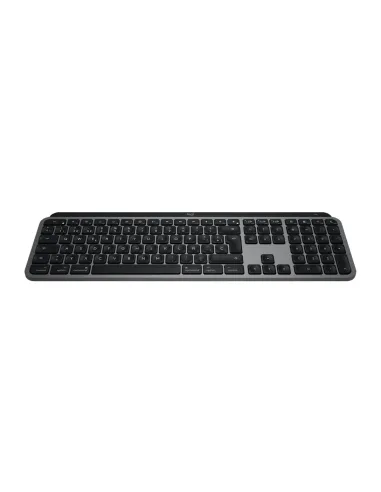 Logitech MX Keys S for Mac teclado Hogar Bluetooth QWERTY Español Gris
