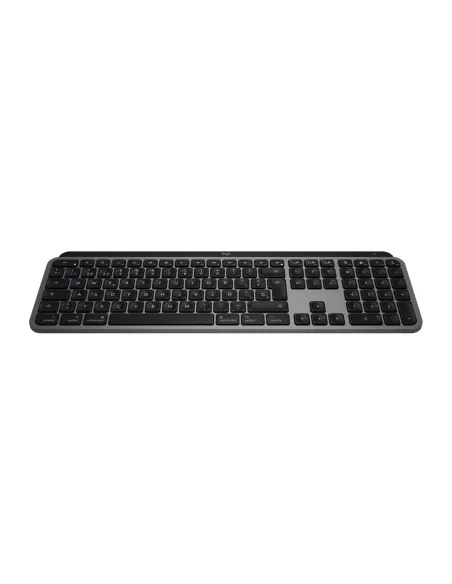 Logitech MX Keys S for Mac teclado Hogar Bluetooth QWERTY Español Gris