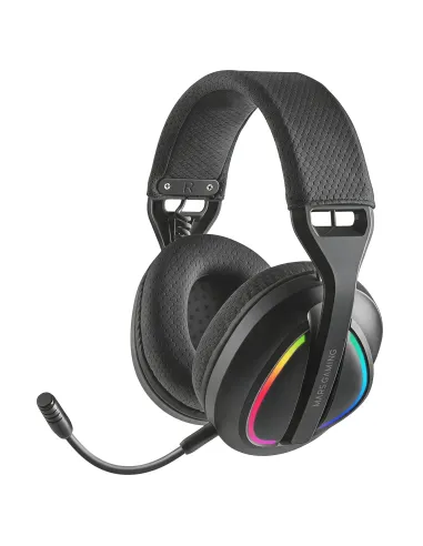 Mars Gaming MHWQUASAR auricular y casco Auriculares Inalámbrico Diadema Juego USB Type-C   USB Type-A Bluetooth Negro